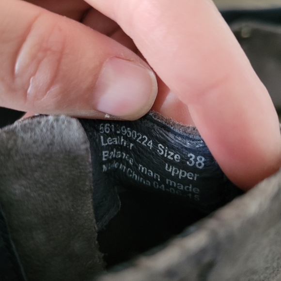 Dansko Otis Grey Suede Ankle Boots Booties Women's Size EU 38 US 7.5/8 - Picture 9 of 9